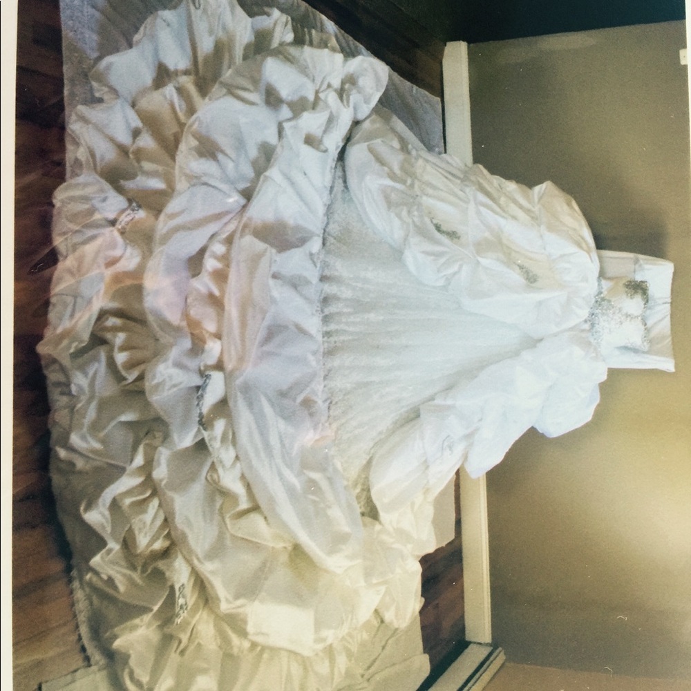 Custom wedding dress size 8